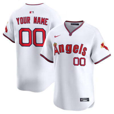 Custom Los Angeles Angels California Angels Baseball Jersey - All Stitched