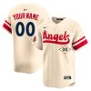 Custom Los Angeles Angels Cream City Connect Limited Jersey - All Stitched