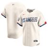 Los Angeles Dodgers Blank Cream City Connect Limited Jersey - All Stitched