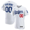 Custom Los Angeles Dodgers White Home Game Jersey - All Stitched