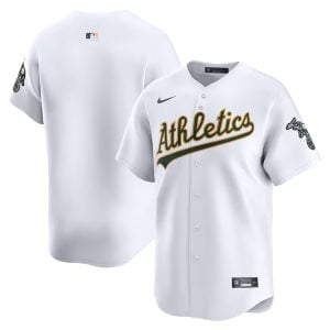 Oakland Athletics Blank White Home Limited Jersey - All Stitched