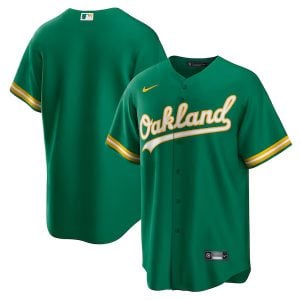 Oakland Athletics Blank Green Alternate Jersey - All Stitched