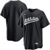 Oakland Athletics Blank Black White Fashion Jersey - All Stitched