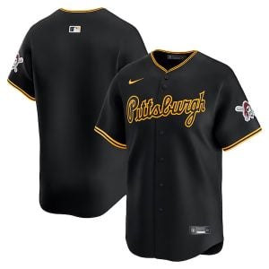 Pittsburgh Pirates Blank Black Alternate Limited Jersey - All Stitched