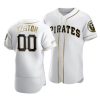 Custom Pittsburgh Pirates White Gold Jersey - All Stitched