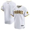 San Diego Padres Blank White Home Limited Jersey - All Stitched