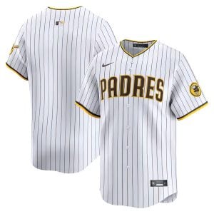 San Diego Padres Blank White Home Limited Jersey - All Stitched