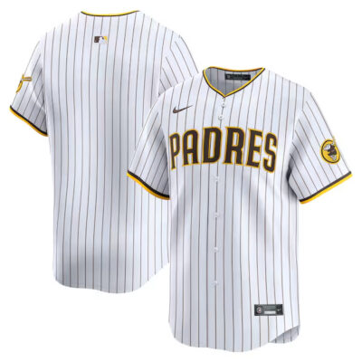 San Diego Padres Blank White Home Limited Jersey - All Stitched