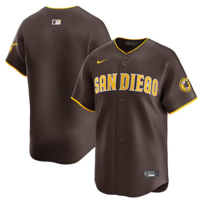 San Diego Padres Blank Brown Road Limited Jersey - All Stitched