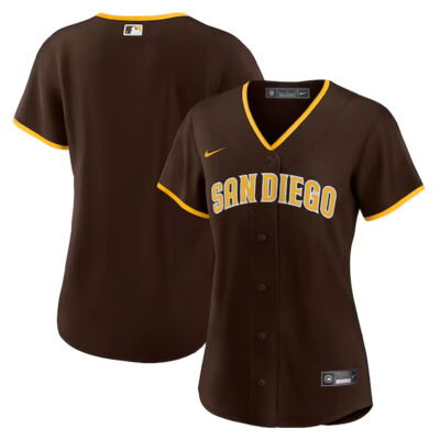 Alternative view of San Diego Padres Blank Brown Road Limited Jersey - All Stitched