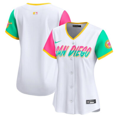 Alternative view of San Diego Padres Blank White City Connect Limited Jersey - All Stitched