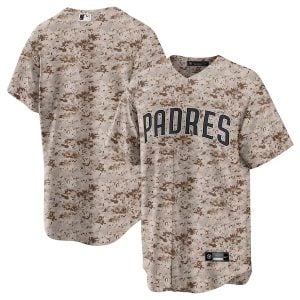 San Diego Padres Blank USMC Camo Jersey - All Stitched