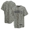 San Diego Padres Blank USMC Camo Alternate Jersey - All Stitched