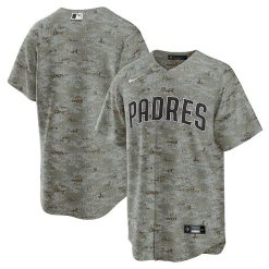 San Diego Padres Blank USMC Camo Alternate Jersey - All Stitched