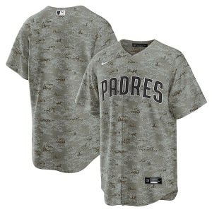 San Diego Padres Blank USMC Camo Alternate Jersey - All Stitched