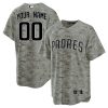 Custom San Diego Padres USMC Camouflage Jersey - All Stitched