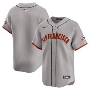 San Francisco Giants Blank Grey Road Limited Jersey - All Stitched