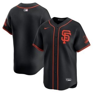 San Francisco Giants Blank Black Alternate Limited Jersey - All Stitched