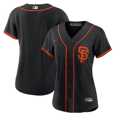Alternative view of San Francisco Giants Blank Black Alternate Limited Jersey - All Stitched