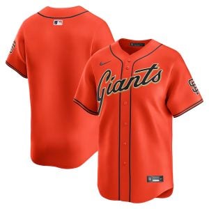 San Francisco Giants Blank Orange Alternate Limited Jersey - All Stitched