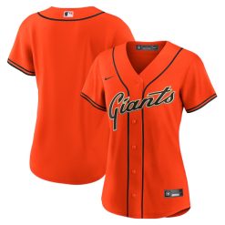 Alternative view of San Francisco Giants Blank Orange Alternate Limited Jersey - All Stitched