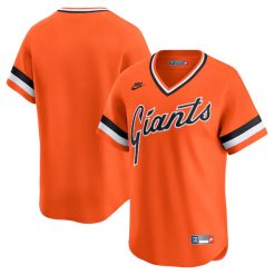 San Francisco Giants Blank Orange 1983-1993 Throwback Jersey - All Stitched