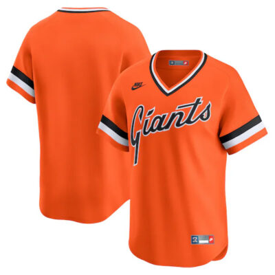 San Francisco Giants Blank Orange 1983-1993 Throwback Jersey - All Stitched
