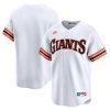 San Francisco Giants Blank White Throwback Jersey - All Stitched