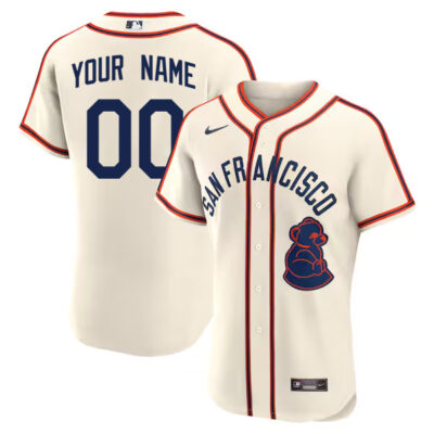 Custom San Francisco Giants Sea Lions Classic Jersey - All Stitched