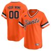 Custom San Francisco Giants Orange 1983-1993 Throwback Jersey - All Stitched