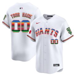 Custom San Francisco Giants Serape Mexican Jersey - All Stitched