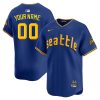 Custom Seattle Mariners Royal Blue City Connect Limited Jersey - All Stitched