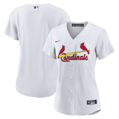 Alternative view of St. Louis Cardinals Blank White Home Limited Jersey - All Stitched