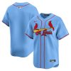 St. Louis Cardinals Blank Light Blue Alternate Limited Jersey - All Stitched