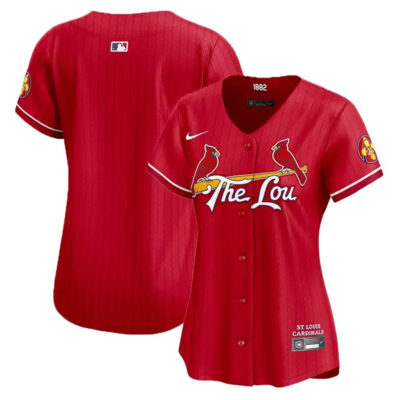Alternative view of St. Louis Cardinals Blank City Connect Limited Jersey - All Stitched