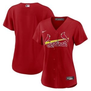 St. Louis Cardinals Blank Red Alternate Limited Jersey - All Stitched