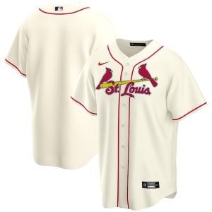 St. Louis Cardinals Blank Cream Alternate Limited Jersey - All Stitched