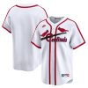 St. Louis Cardinals Blank White Cooperstown Throwback Jersey - All Stitched