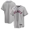St. Louis Cardinals Blank Grey Classic Throwback Jersey - All Stitched