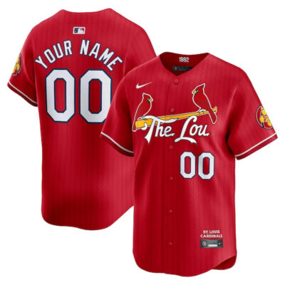 Custom St. Louis Cardinals City Connect Limited Jersey - All Stitched