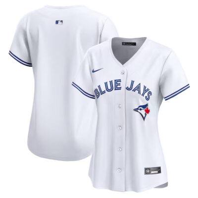 Alternative view of Toronto Blue Jays Blank White Home Limited Jersey - All Stitched