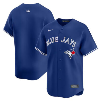 Toronto Blue Jays Blank Royal Blue Alternate Limited Jersey - All Stitched