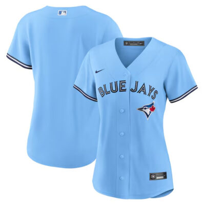 Alternative view of Toronto Blue Jays Blank Powder Blue Alternate Limited Jersey - All Stitched