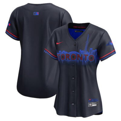 Alternative view of Toronto Blue Jays Blank City Connect Limited Jersey - All Stitched