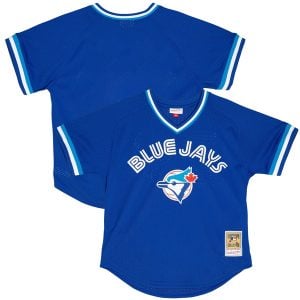 Toronto Blue Jays Royal Blue 1993 Throwback Jersey - All Stitched