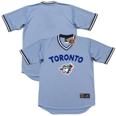 Toronto Blue Jays Powder Blue 1970s Throwback Jersey - All Stitched