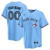 Custom Toronto Blue Jays Powder Blue Alternate Limited Jersey - All Stitched