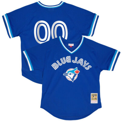 Custom Toronto Blue Jays Royal Blue 1993 Throwback Jersey - All Stitched