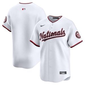 Washington Nationals Blank White Home Limited Jersey - All Stitched