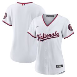Alternative view of Washington Nationals Blank White Home Limited Jersey - All Stitched